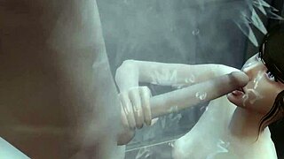 フレンズシャワーファックがワイルドフェラアクションに変わる