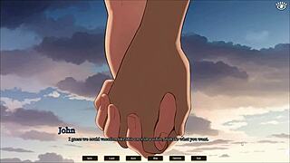 Tomboy hentai game ep 4, my cute girlfriend's first anal in forest. It’s intense!