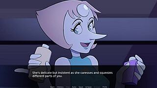 Pearlilla on kakku! Gem räjähdys isolla perseellä ja monster-kyrvällä Splatoon-parodiassa. Katso hänen massiivisia tissejään villin imu-toiminnan aikana!