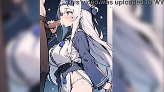 日本原住民阿伊努部落女性进行传教士和狗式性爱，含口交场景